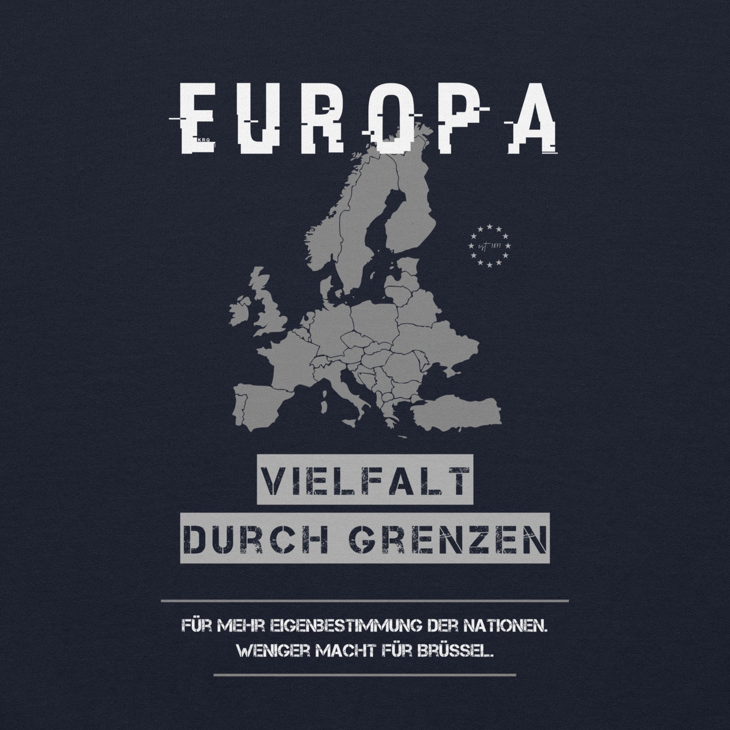 Europa – Vielfalt durch Grenzen (Pullover)